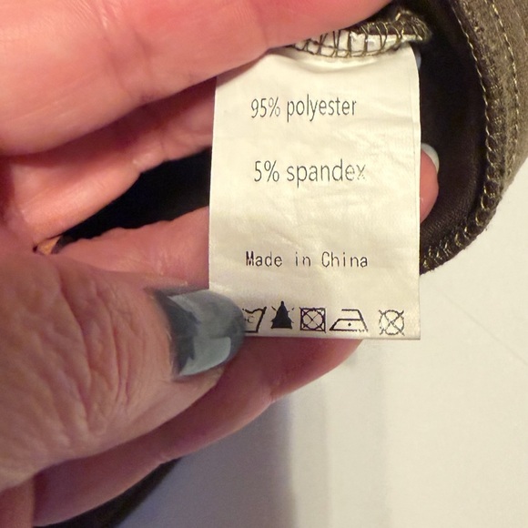 Allegra K Olive Green  Crop  Jacket Large - Picture 7 of 8